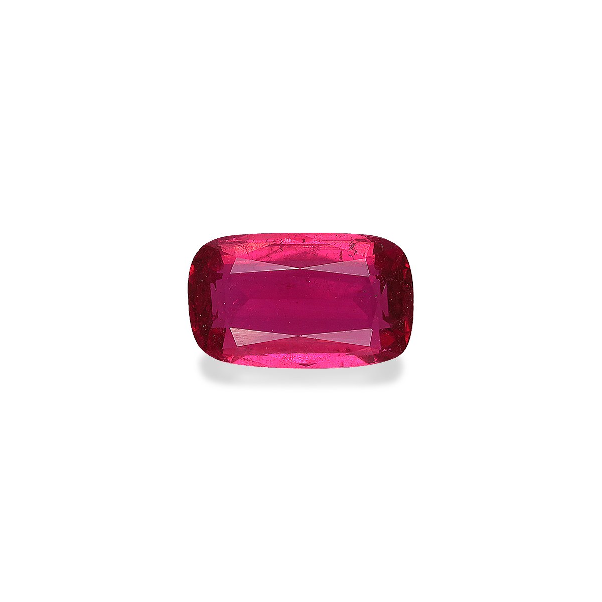 Vivid pink rubellite tourmaline, 2.26ct cushion cut — main view