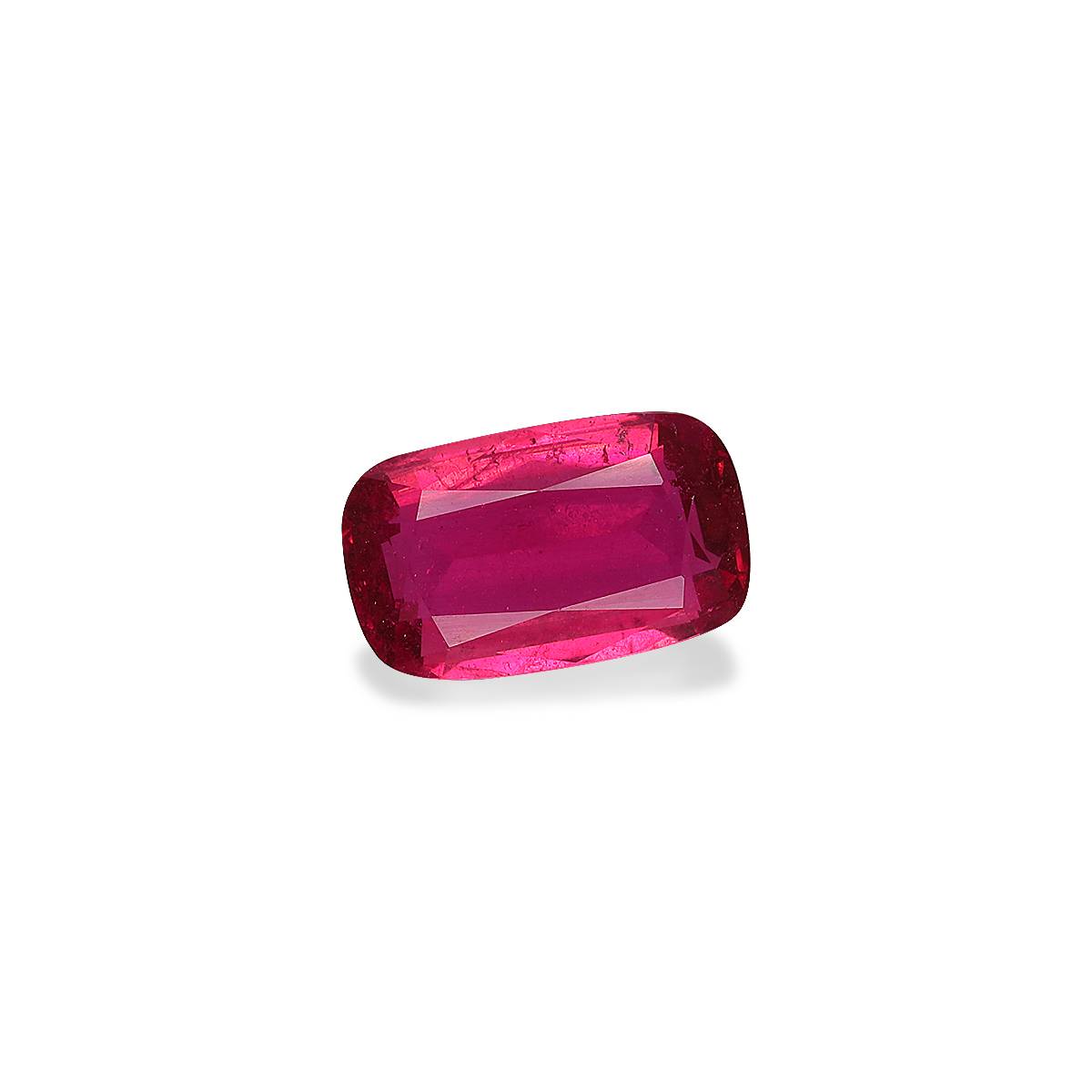 Vivid pink rubellite tourmaline, 2.26ct cushion cut — view 3