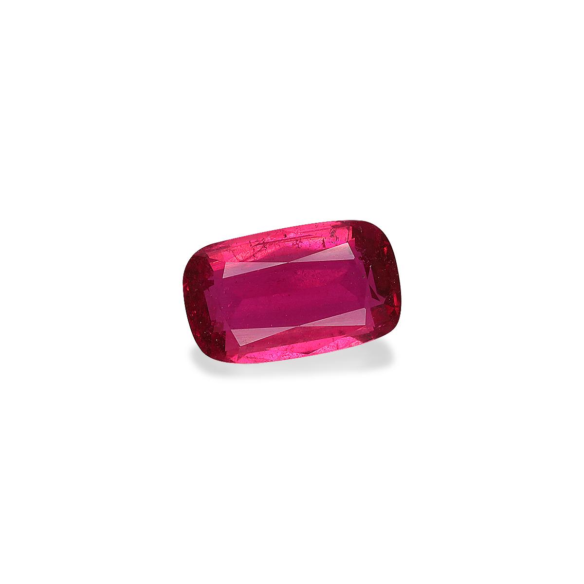 Vivid pink rubellite tourmaline, 2.26ct cushion cut — view 3