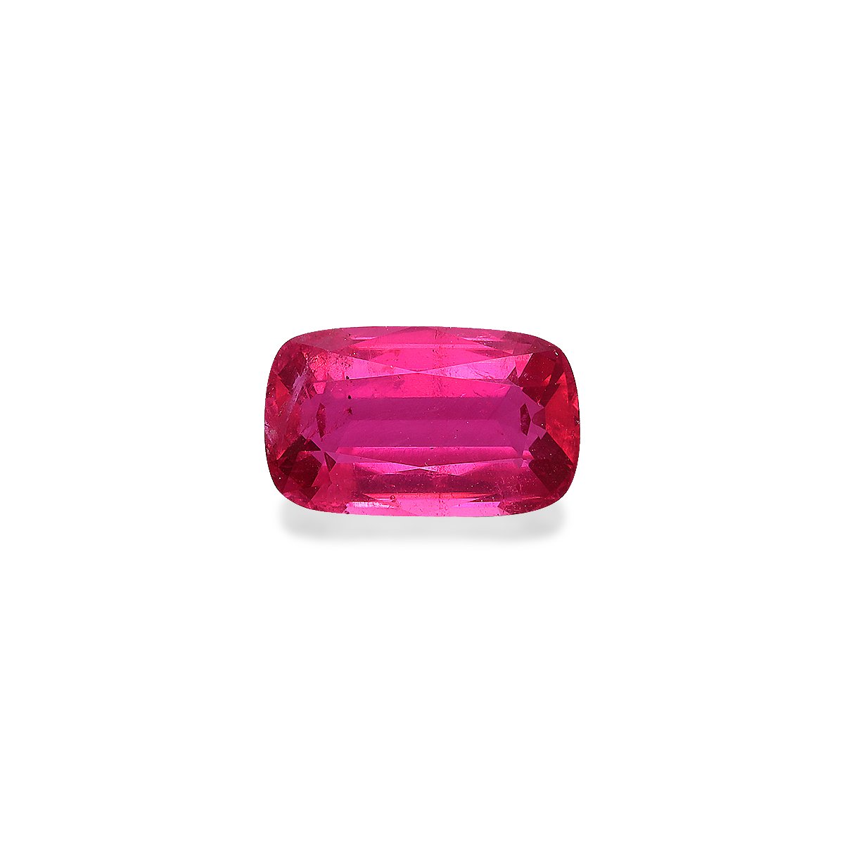 fuscia pink rubellite tourmaline, 2.79ct cushion cut — main view