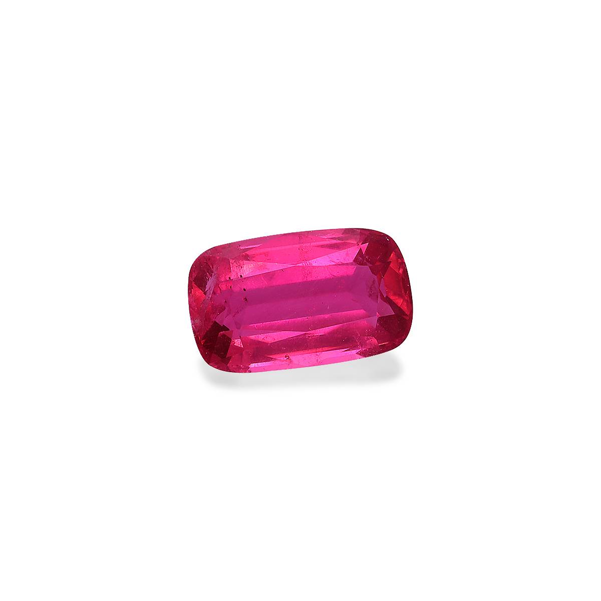 fuscia pink rubellite tourmaline, 2.79ct cushion cut — view 3