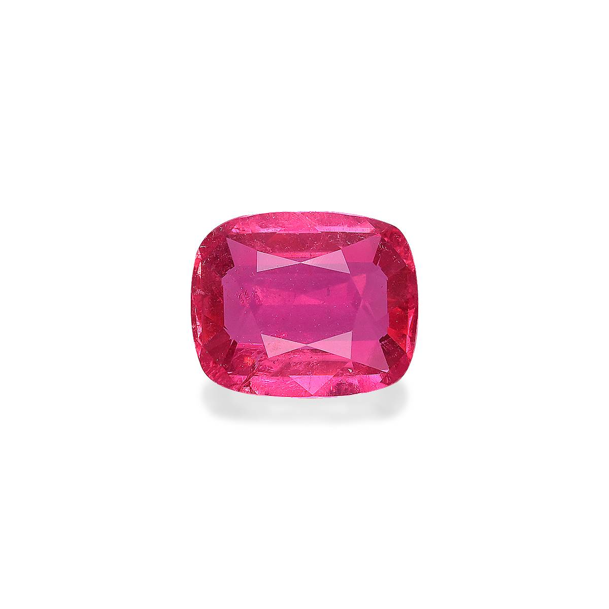 bubblegum pink rubellite tourmaline, 2.59ct cushion cut — main view