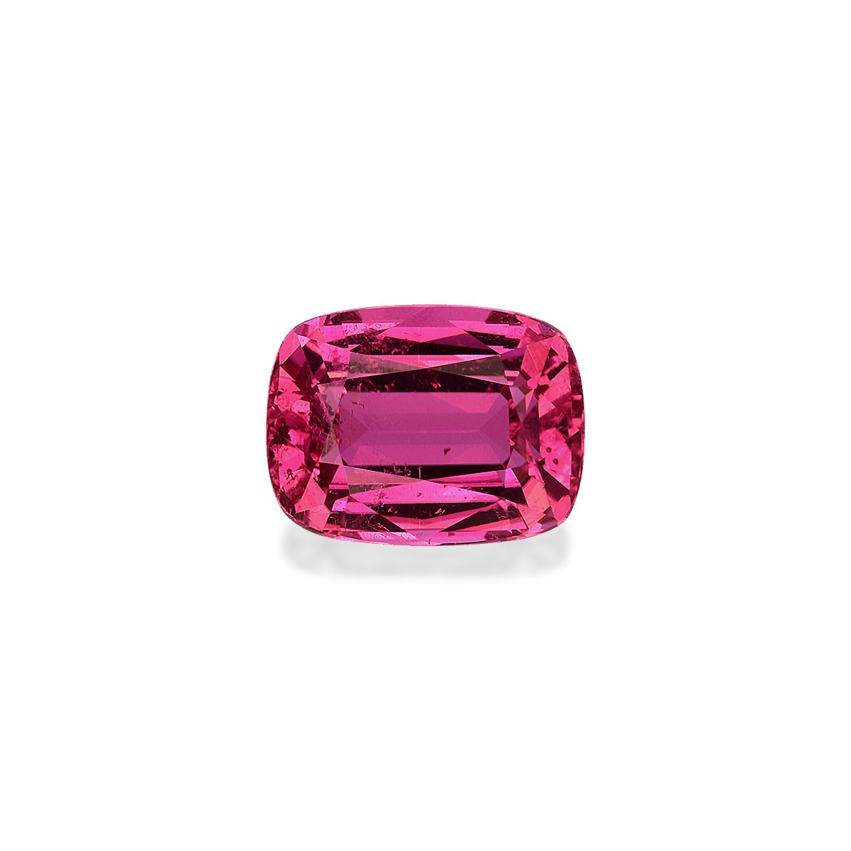 bubblegum pink rubellite tourmaline, 1.63ct cushion cut — main view