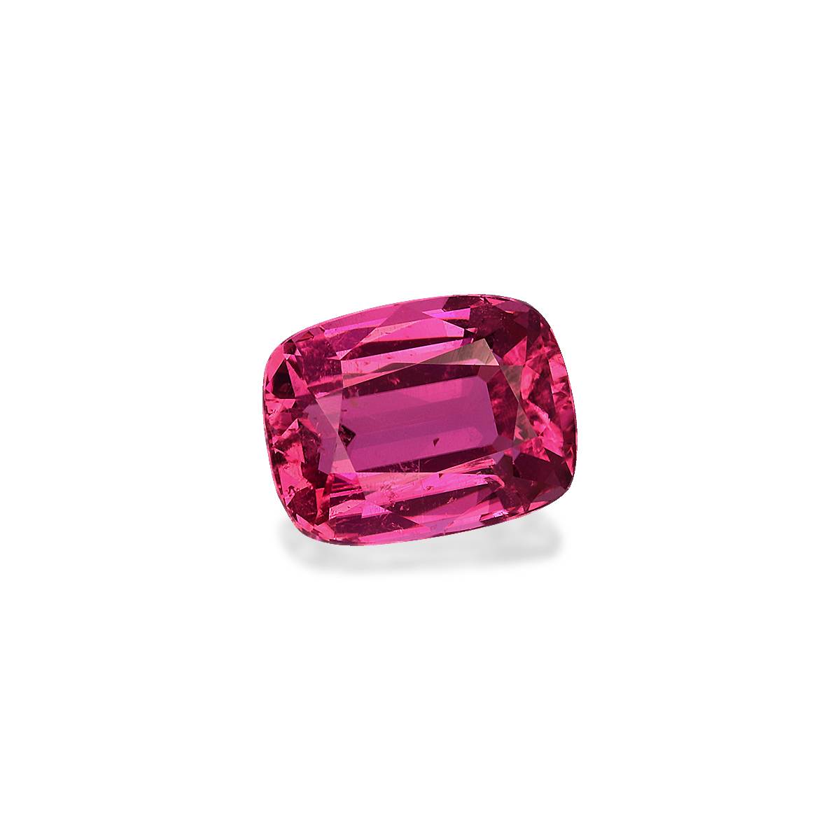 bubblegum pink rubellite tourmaline, 1.63ct cushion cut — view 3