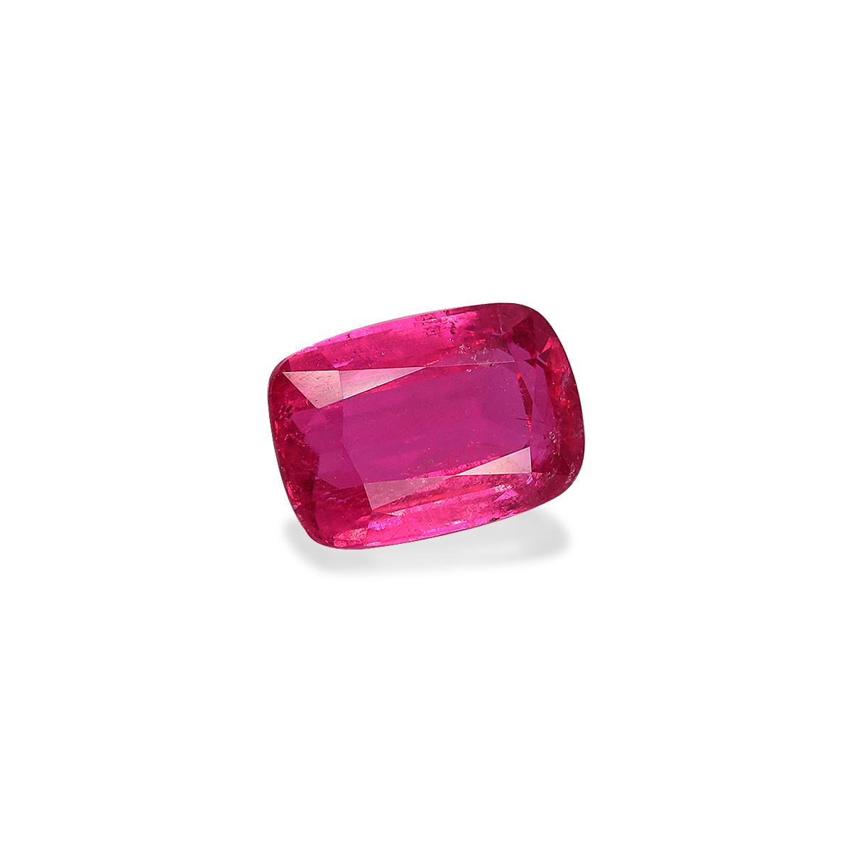 fuscia pink rubellite tourmaline, 2.34ct cushion cut — view 3