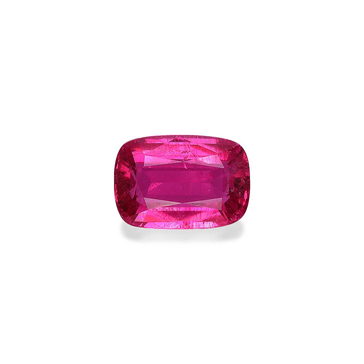 fuscia pink rubellite tourmaline, 2.29ct cushion cut — main view