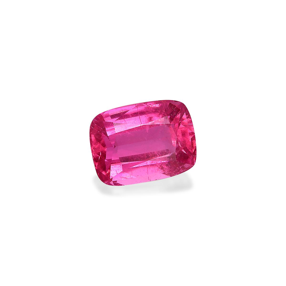 bubblegum pink rubellite tourmaline, 2.47ct cushion cut — view 3