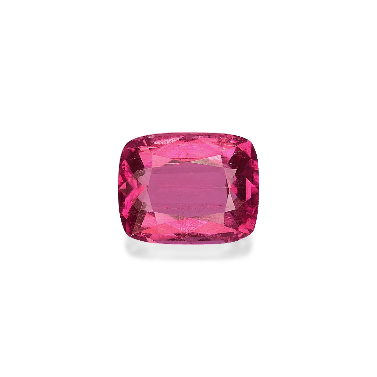 bubblegum pink rubellite tourmaline, 1.69ct cushion cut — main view