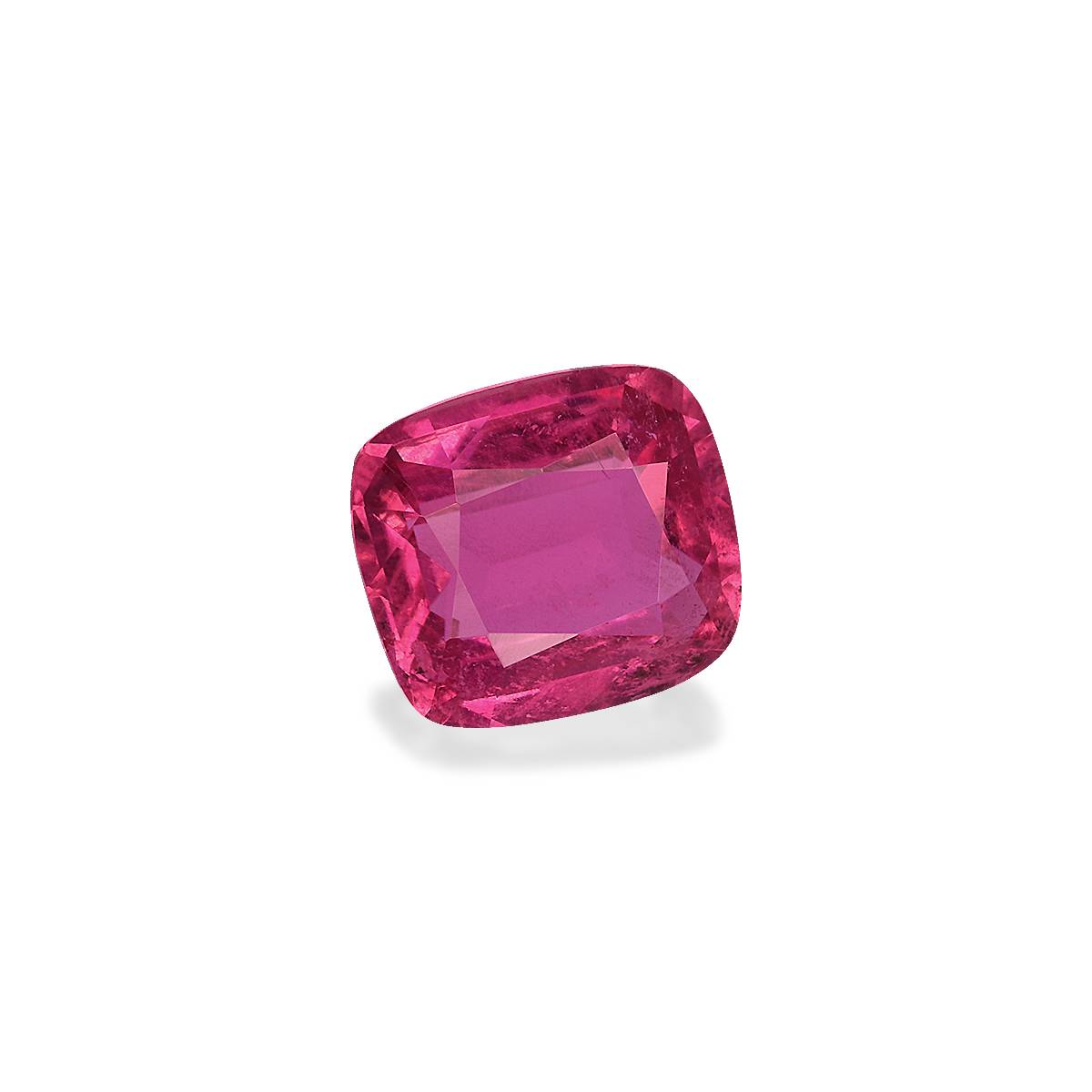 bubblegum pink rubellite tourmaline, 1.51ct cushion cut — view 3
