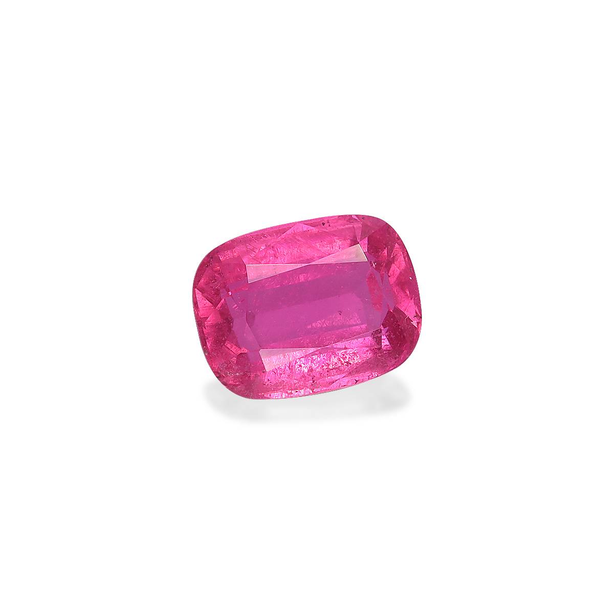 bubblegum pink rubellite tourmaline, 2.15ct cushion cut — view 3