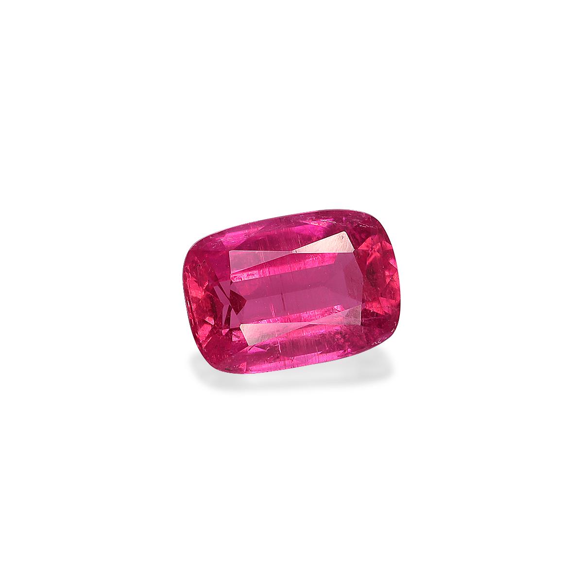 fuscia pink rubellite tourmaline, 2.44ct cushion cut — view 3