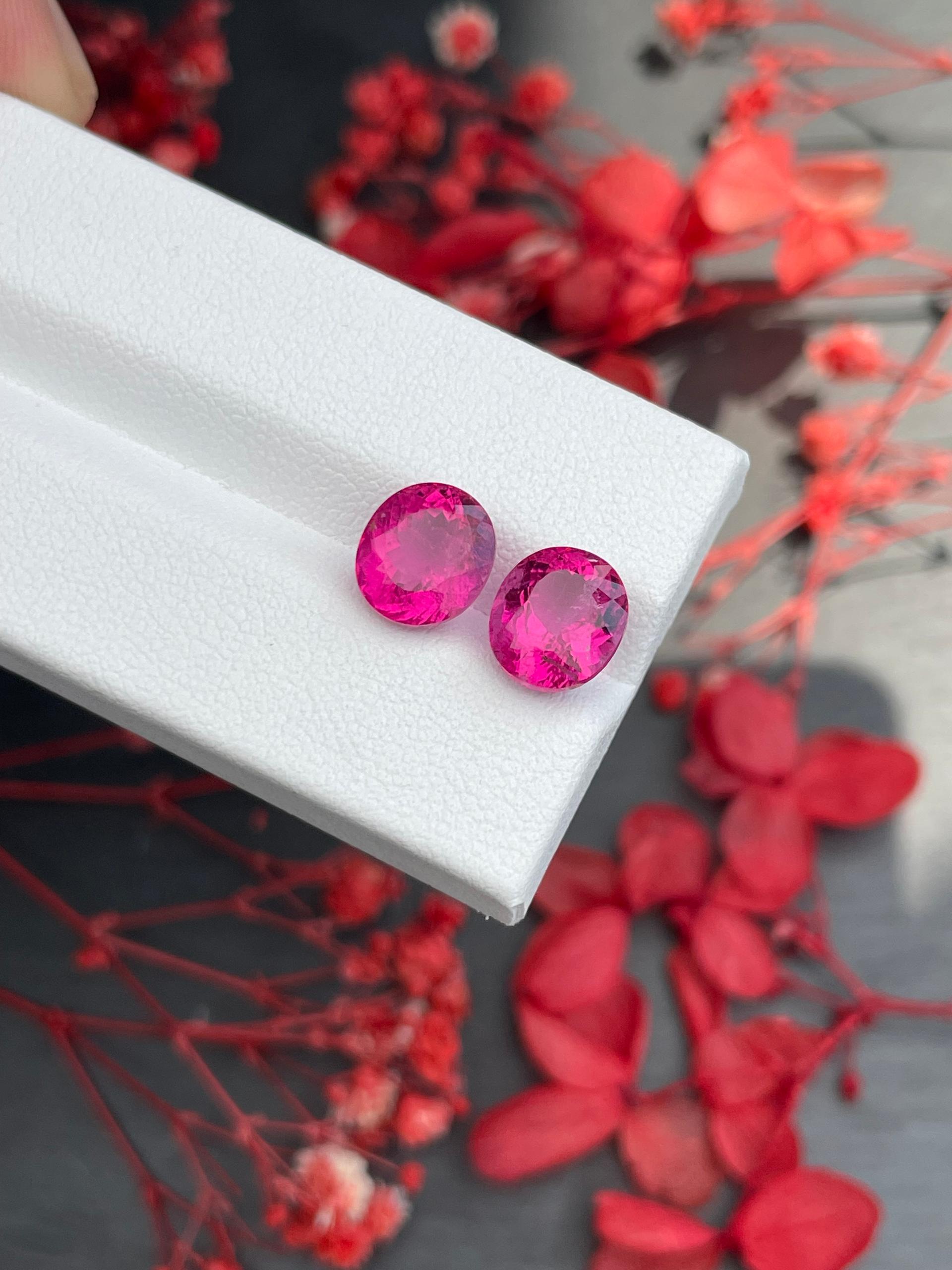 bubblegum pink rubellite tourmaline, 5.64ct oval cut — view 6