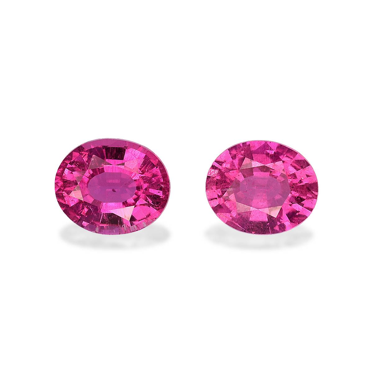 Bubblegum Pink Rubellite Tourmaline 3.24ct Pair