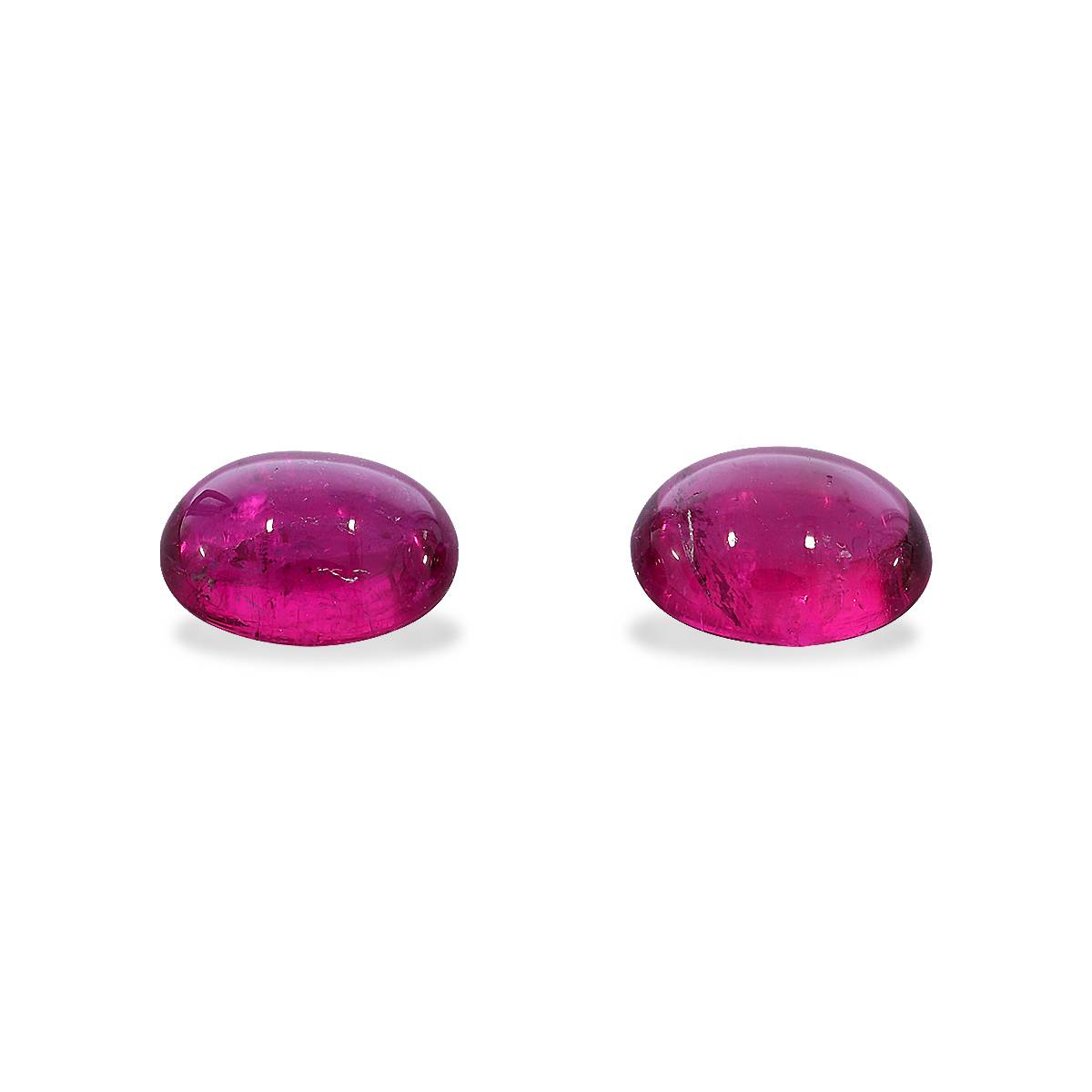 Fuscia Pink Rubellite Tourmaline 5.28ct - 10x8mm Pair