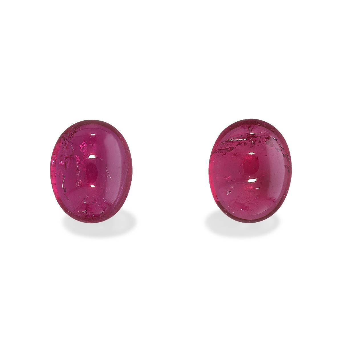 fuscia pink rubellite tourmaline, 5.28ct oval cut — view 3