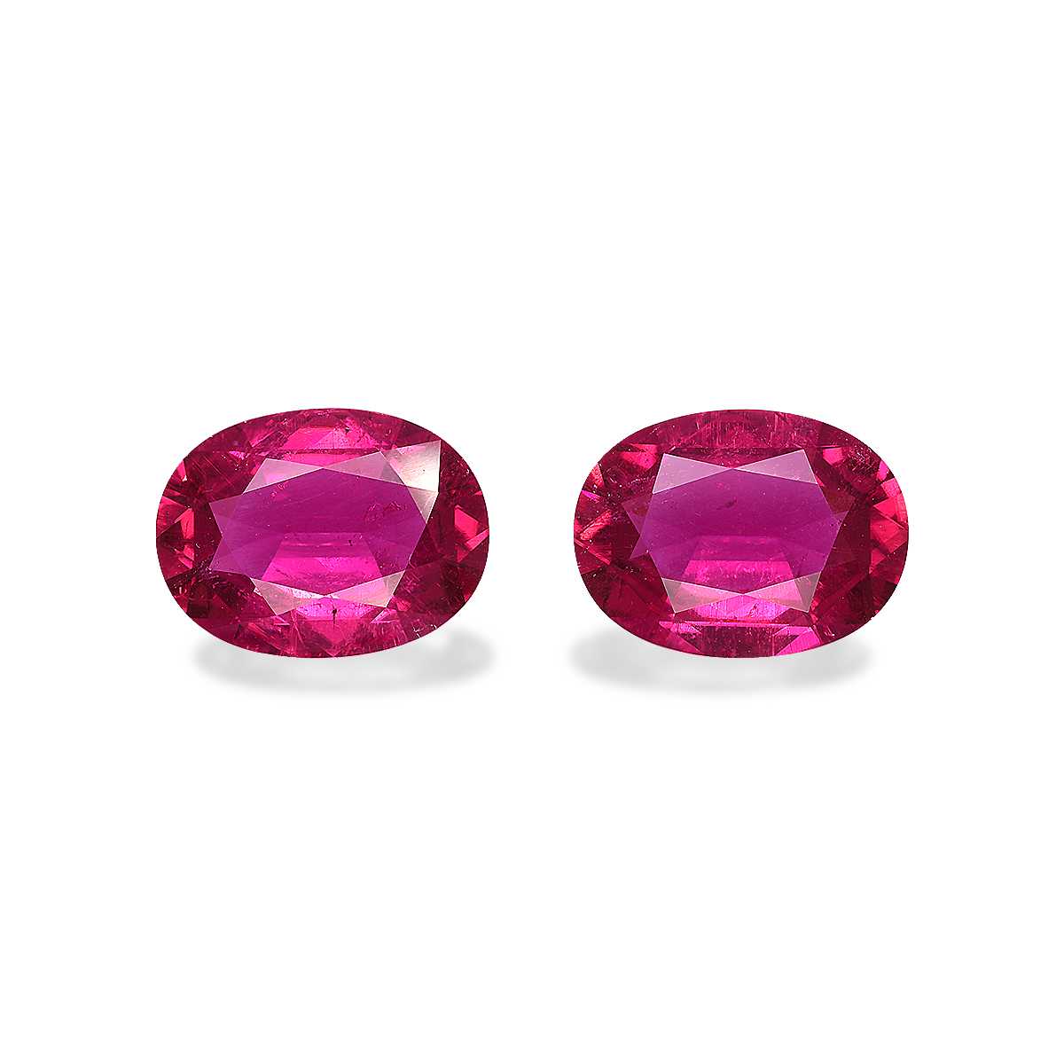 Vivid Pink Rubellite Tourmaline 10.37ct Pair
