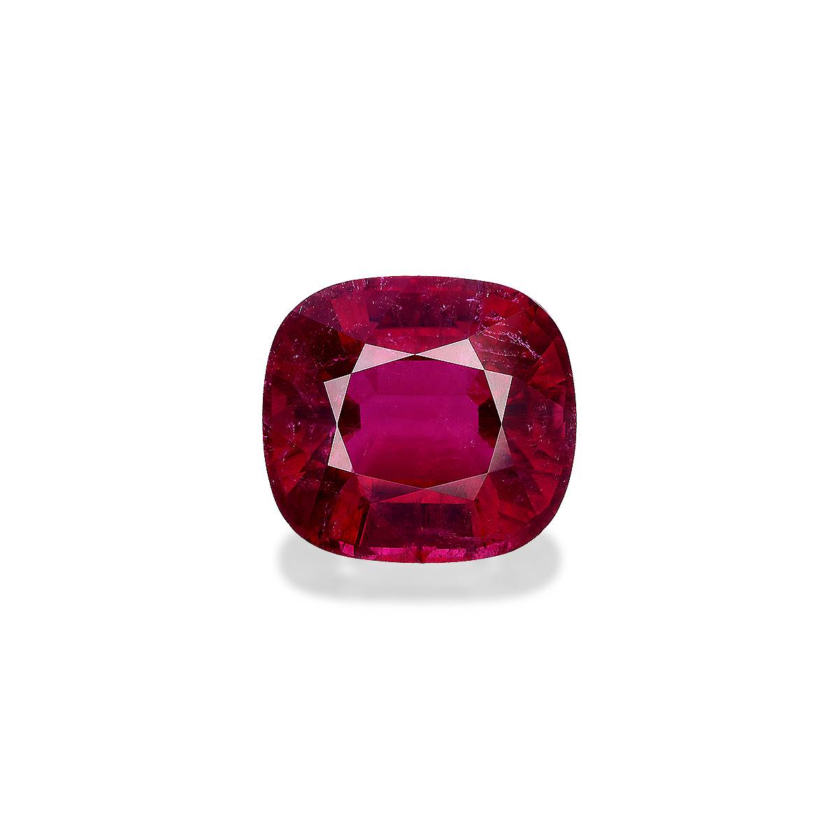 rubellite tourmaline, 34.3ct cushion cut — main view
