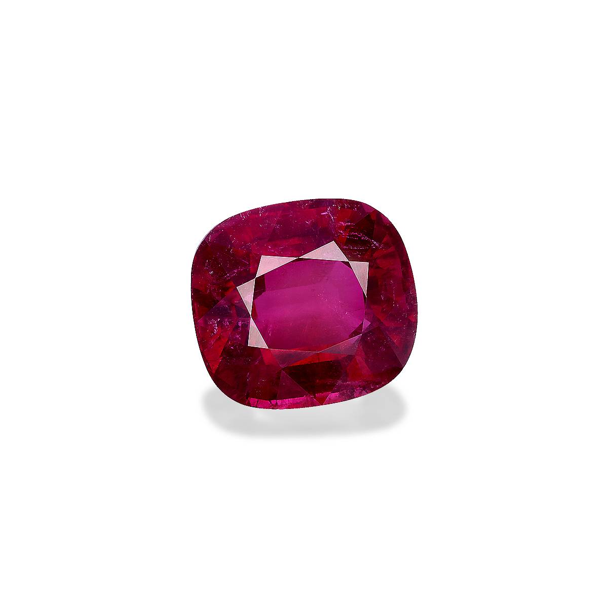 rubellite tourmaline, 34.3ct cushion cut — view 3
