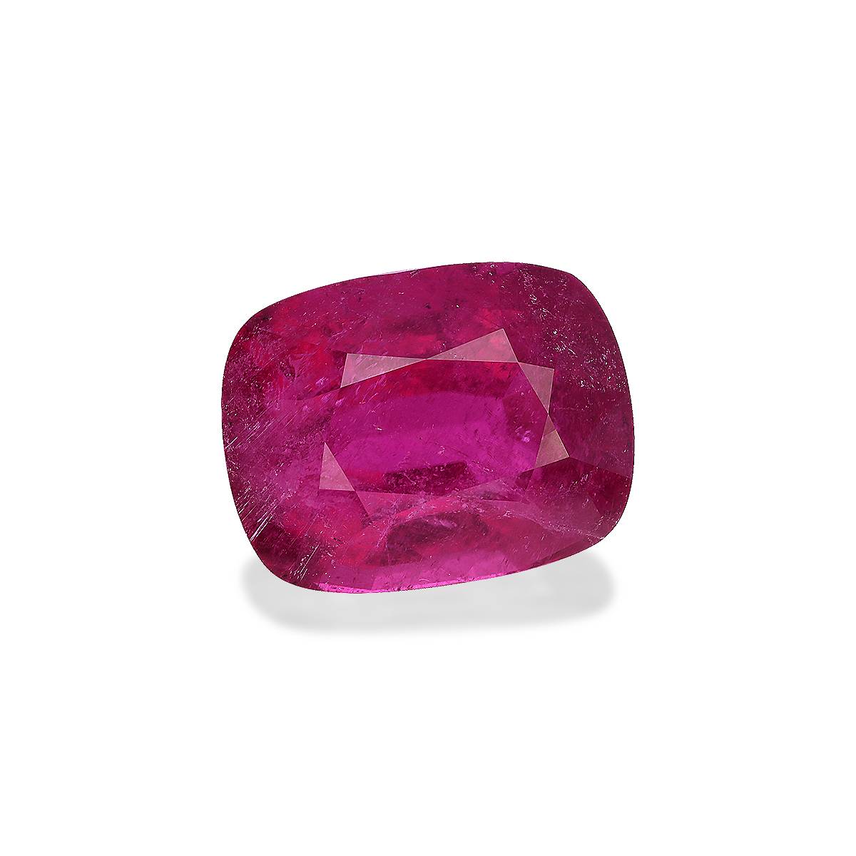 Vivid pink rubellite tourmaline, 62.52ct cushion cut — view 3