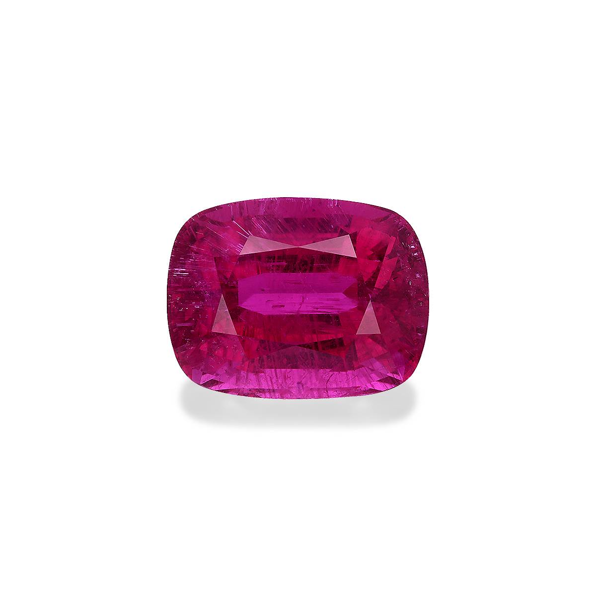 Vivid pink rubellite tourmaline, 50.79ct cushion cut — main view