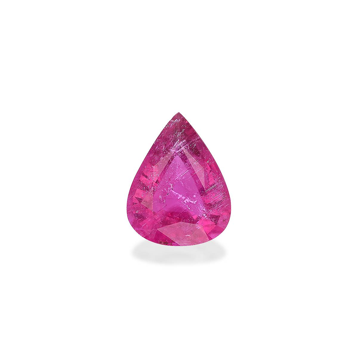 bubblegum pink rubellite tourmaline, 14.79ct pear cut — main view