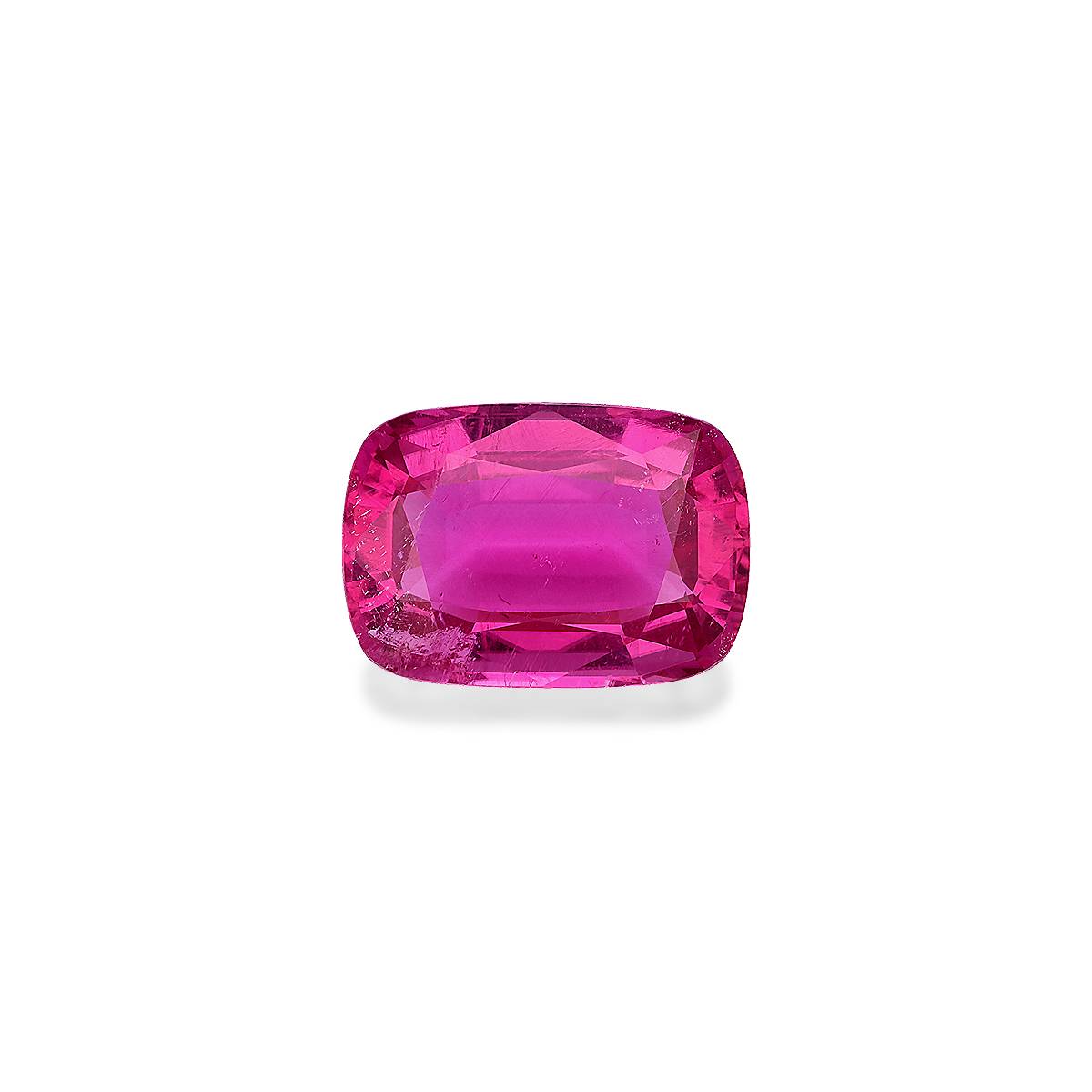 fuscia pink rubellite tourmaline, 14.61ct cushion cut — main view