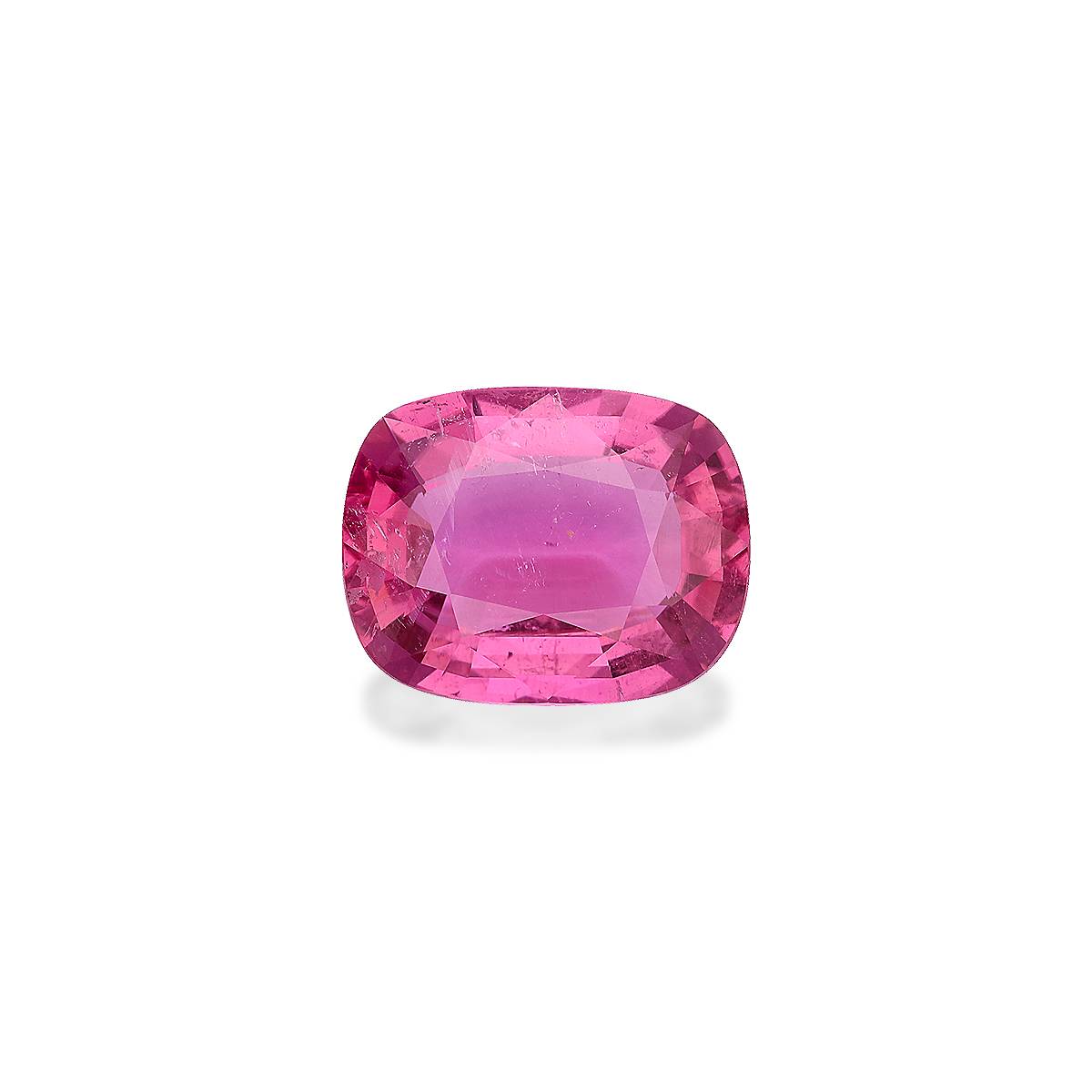 bubblegum pink rubellite tourmaline, 10.61ct cushion cut — main view