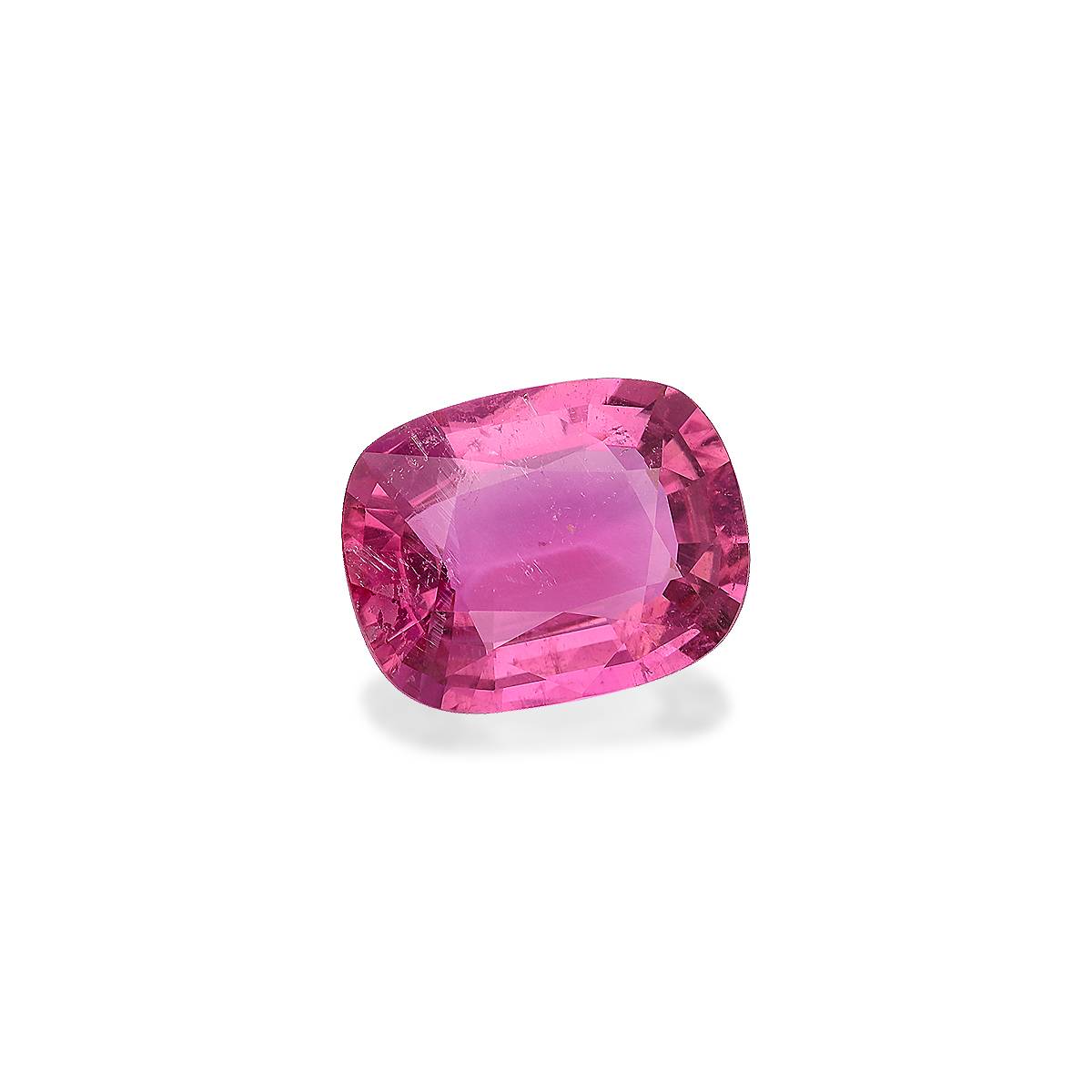 bubblegum pink rubellite tourmaline, 10.61ct cushion cut — view 3