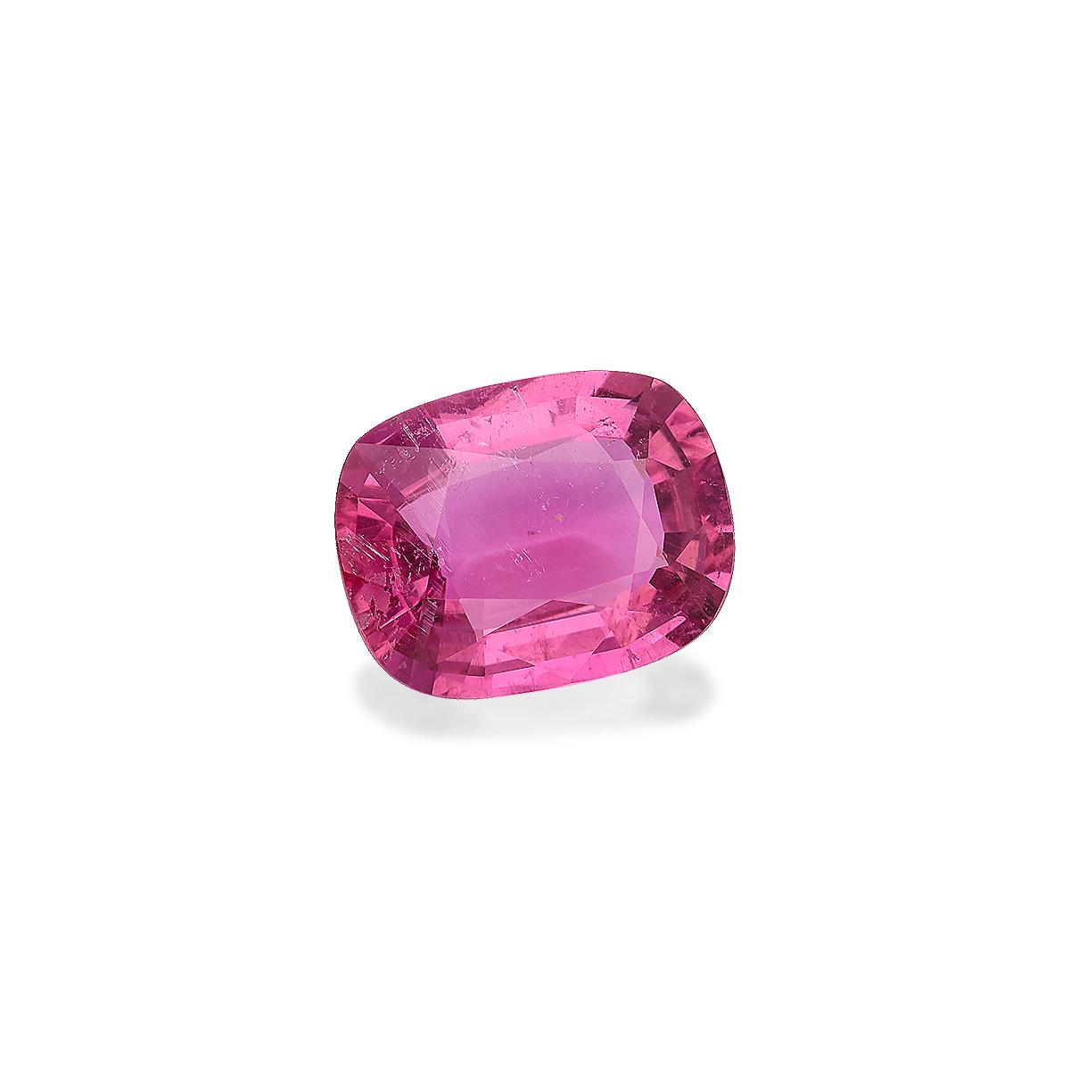 bubblegum pink rubellite tourmaline, 10.61ct cushion cut — view 3