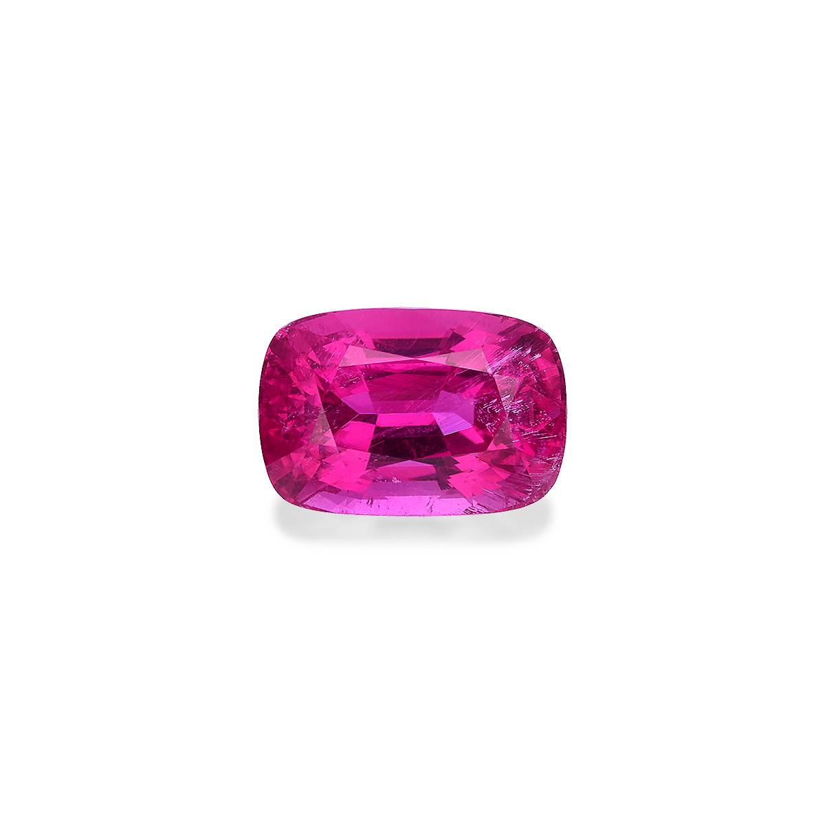 fuscia pink rubellite tourmaline, 17.28ct cushion cut — main view