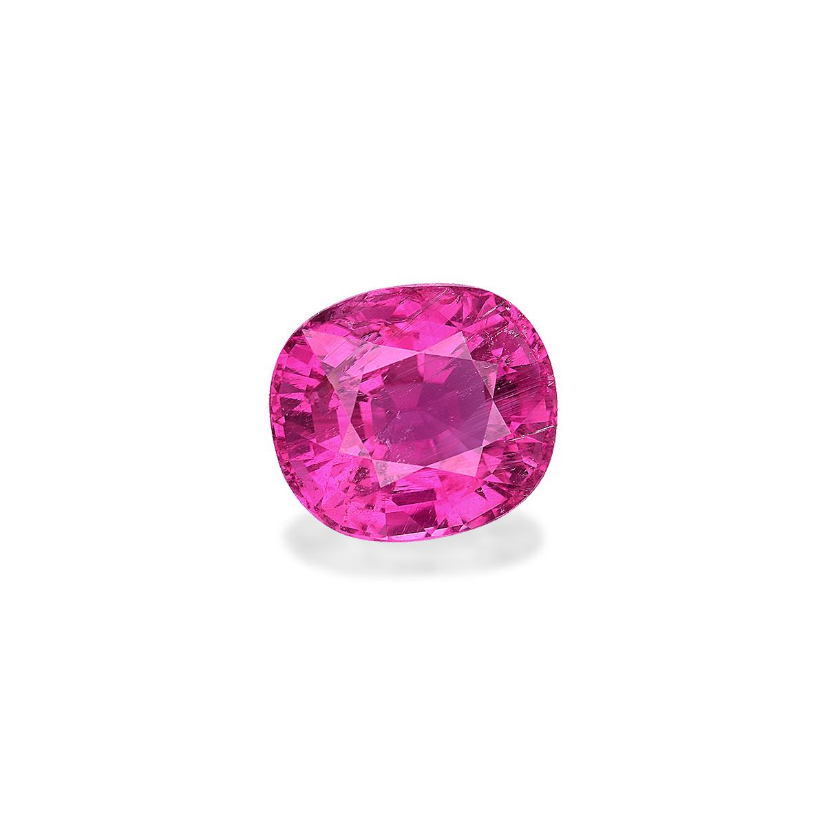 bubblegum pink rubellite tourmaline, 11.83ct cushion cut — view 3