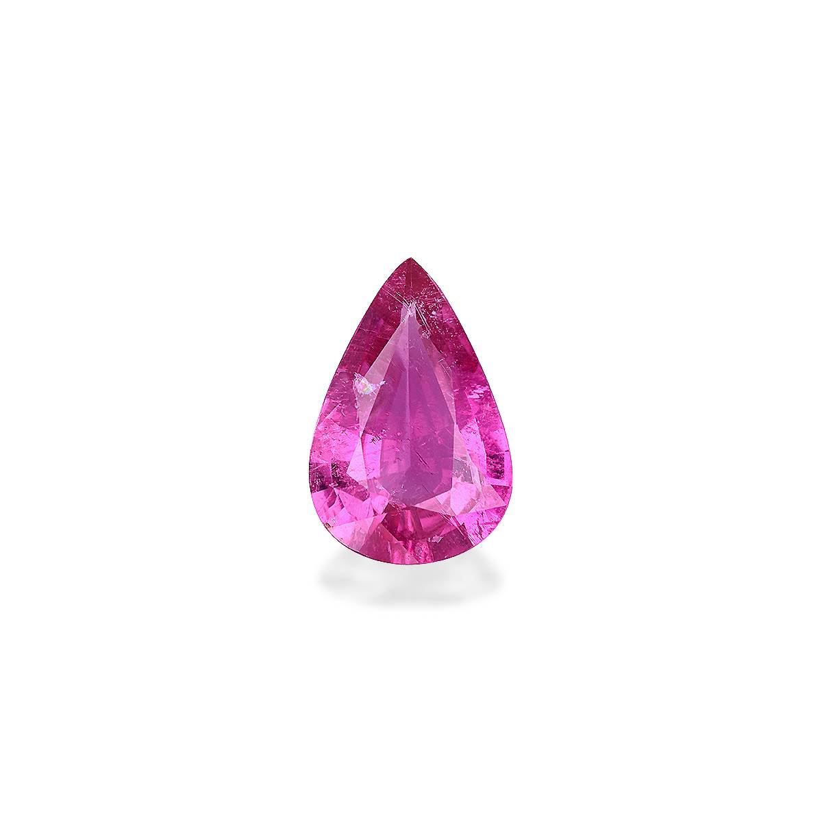 bubblegum pink rubellite tourmaline, 6.64ct pear cut — main view