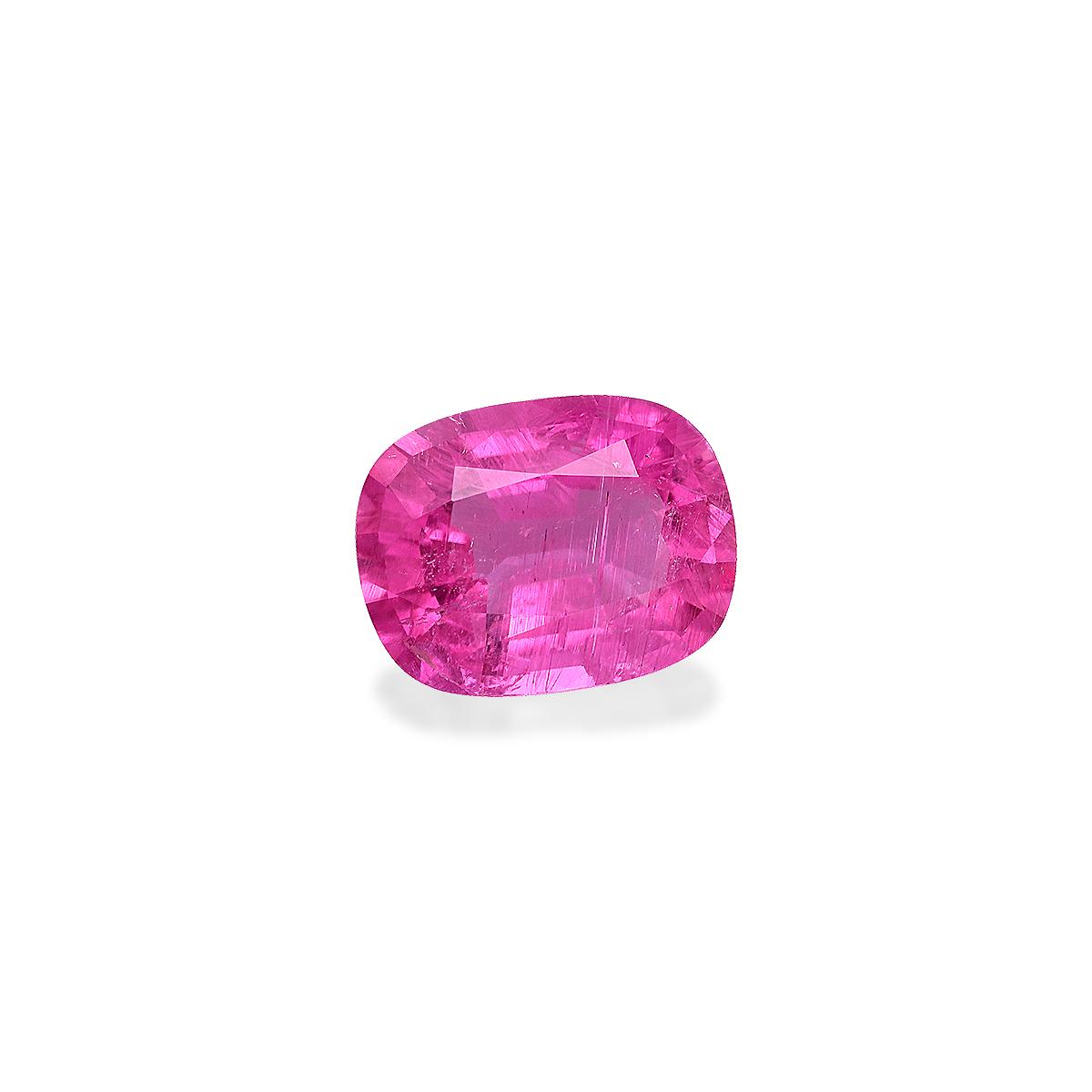 bubblegum pink rubellite tourmaline, 6.37ct cushion cut — view 3