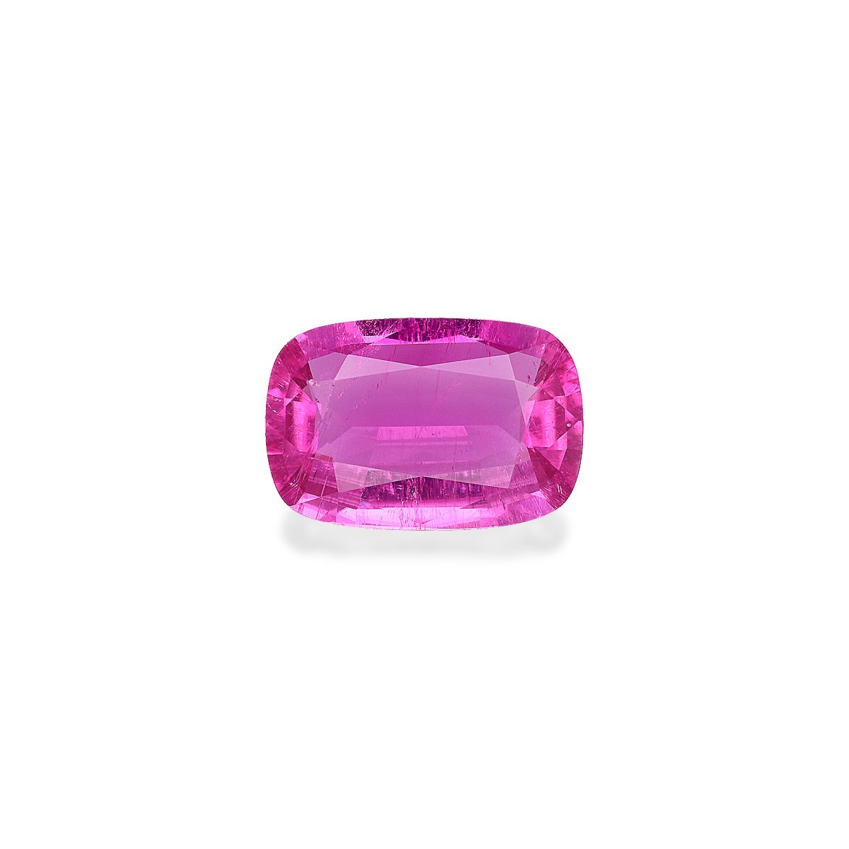 bubblegum pink rubellite tourmaline, 5.93ct cushion cut — main view
