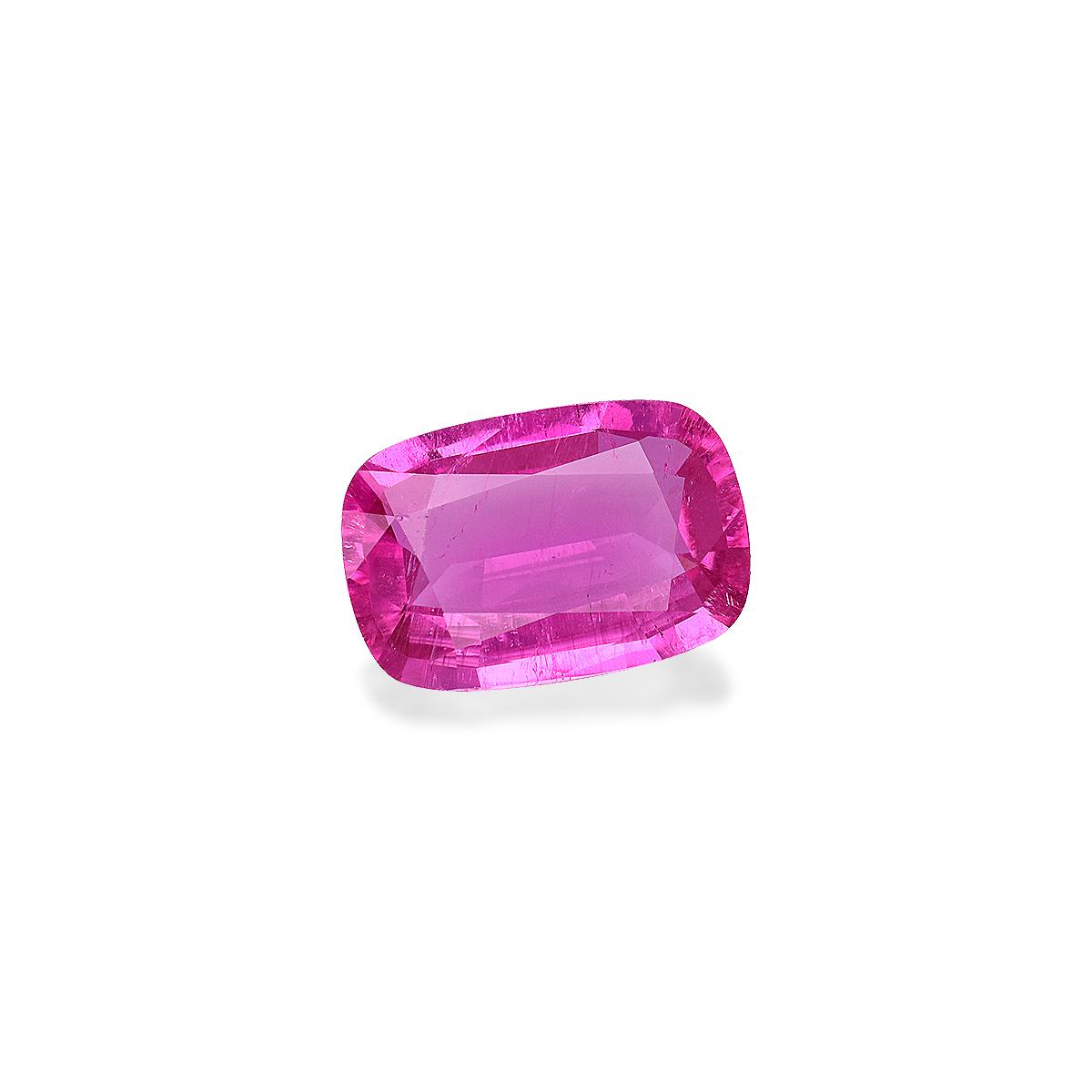 bubblegum pink rubellite tourmaline, 5.93ct cushion cut — view 3