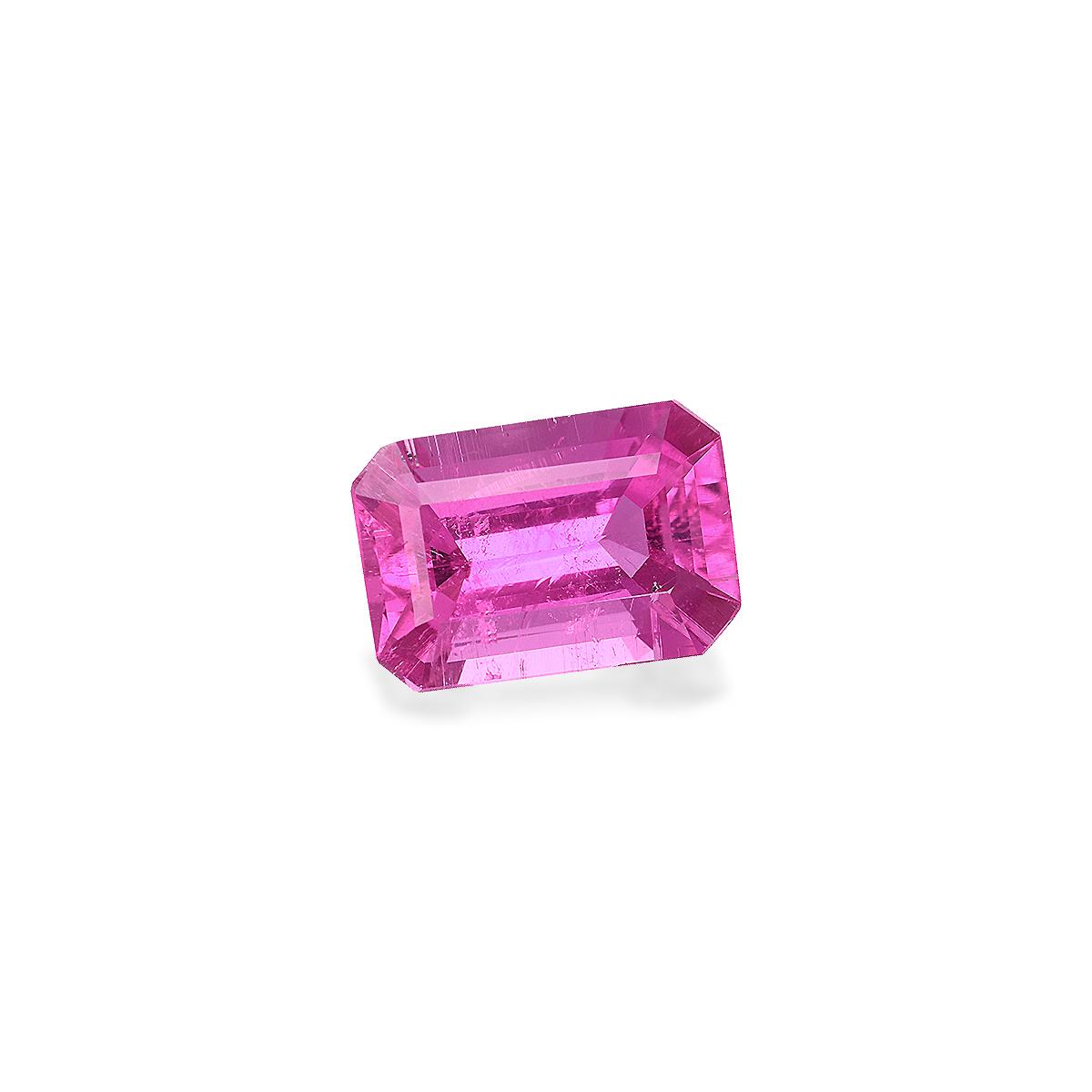 bubblegum pink rubellite tourmaline, 5.73ct rectangular cut — view 3
