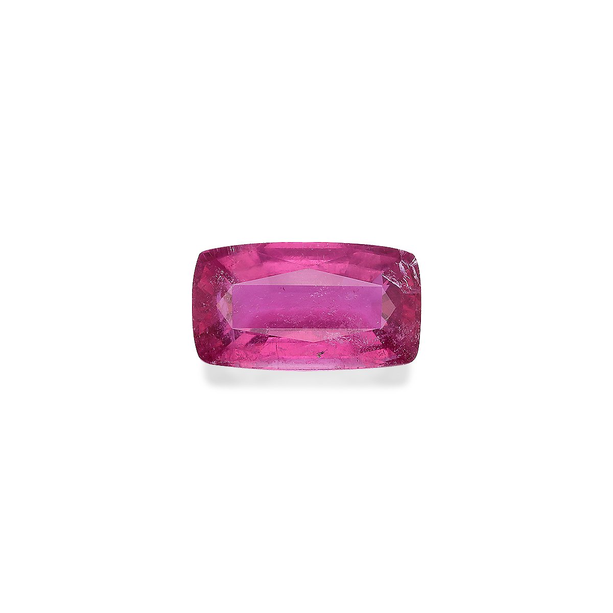 bubblegum pink rubellite tourmaline, 11.47ct cushion cut — main view