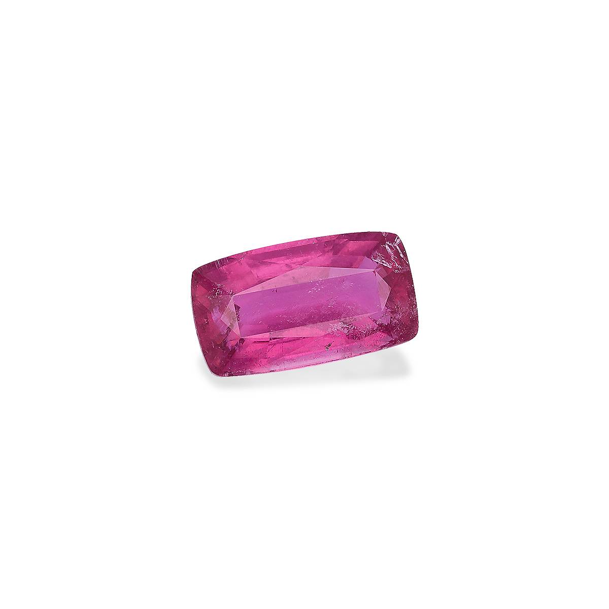 bubblegum pink rubellite tourmaline, 11.47ct cushion cut — view 3