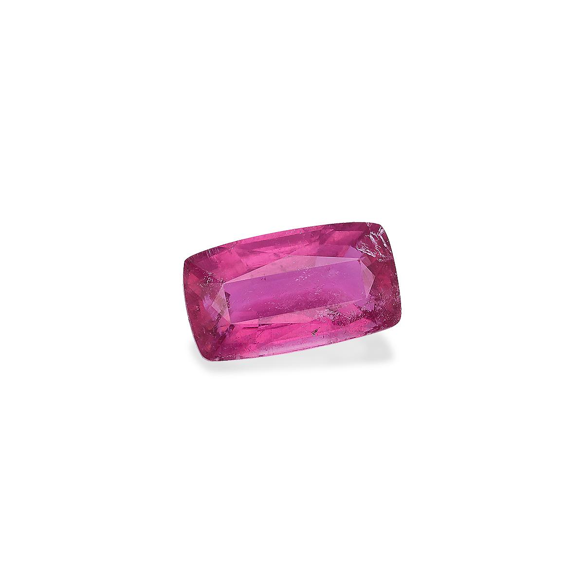 bubblegum pink rubellite tourmaline, 11.47ct cushion cut — view 3