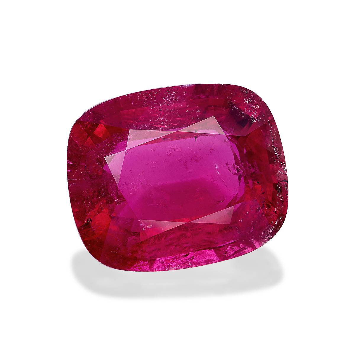 Vivid pink rubellite tourmaline, 113.61ct cushion cut — view 3