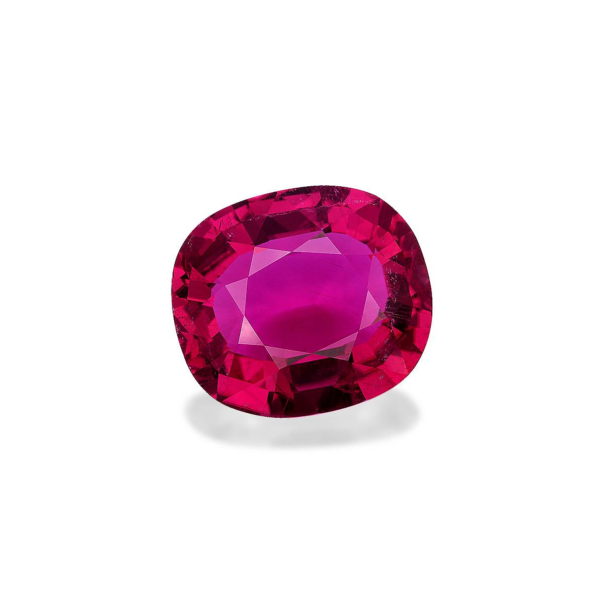 Vivid pink rubellite tourmaline, 35.59ct cushion cut — view 3