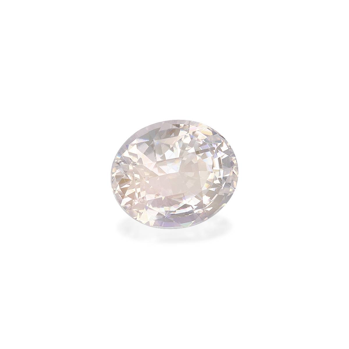 mixed colour rainbow moonstone, 4.42ct oval cut — view 3