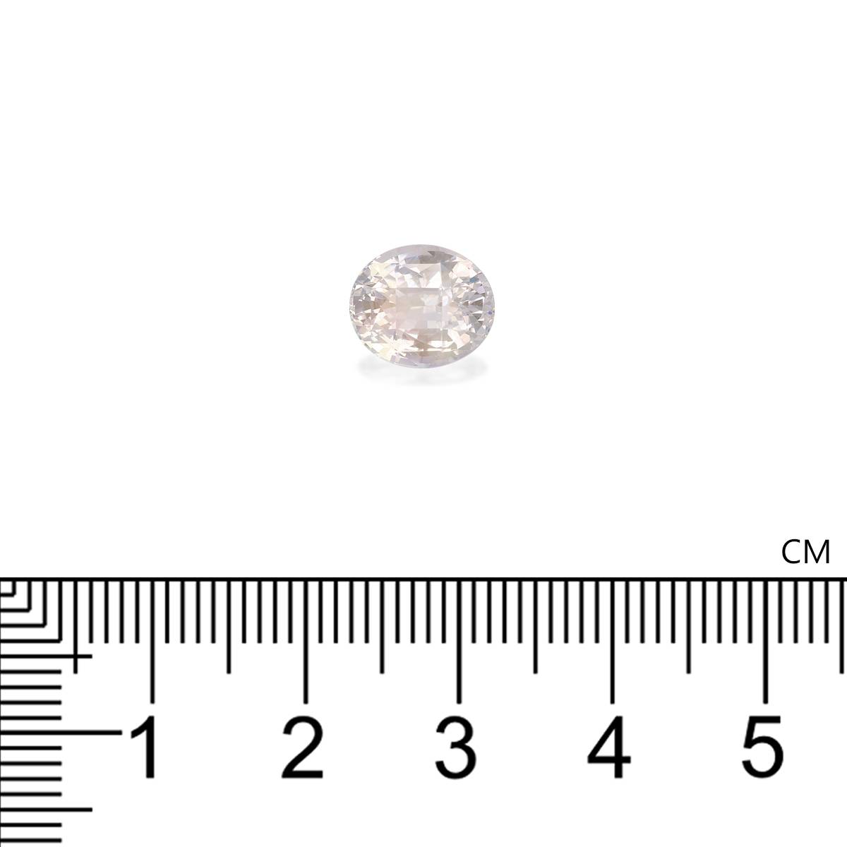 mixed colour rainbow moonstone, 4.42ct oval cut — view 4