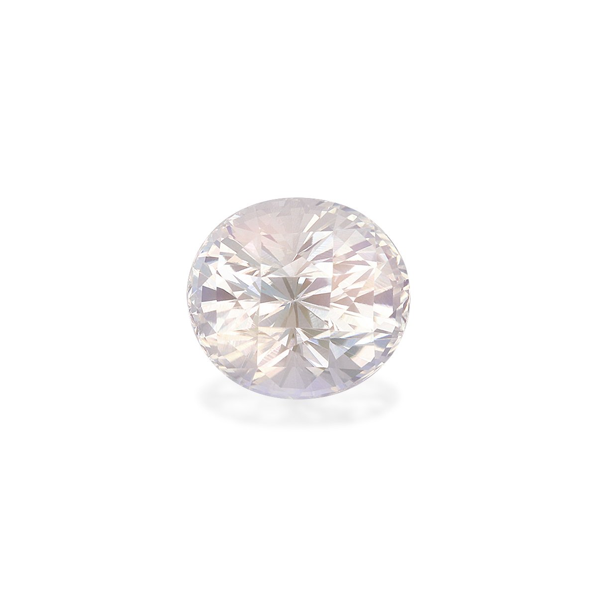 mixed colour rainbow moonstone, 3.47ct oval cut — main view