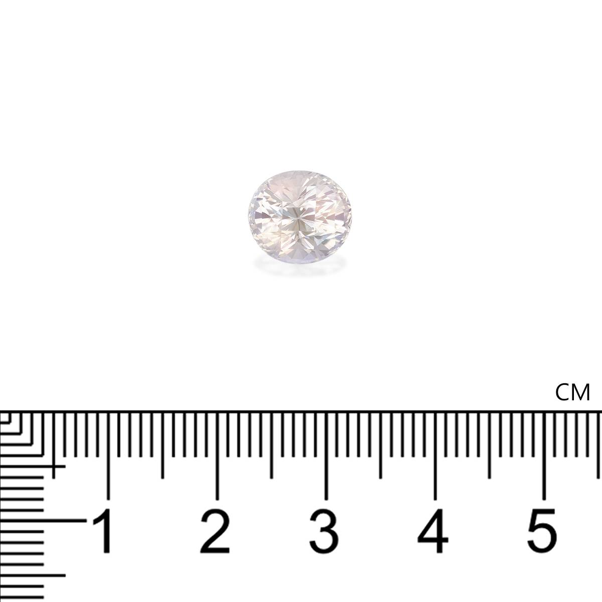 mixed colour rainbow moonstone, 3.47ct oval cut — view 4
