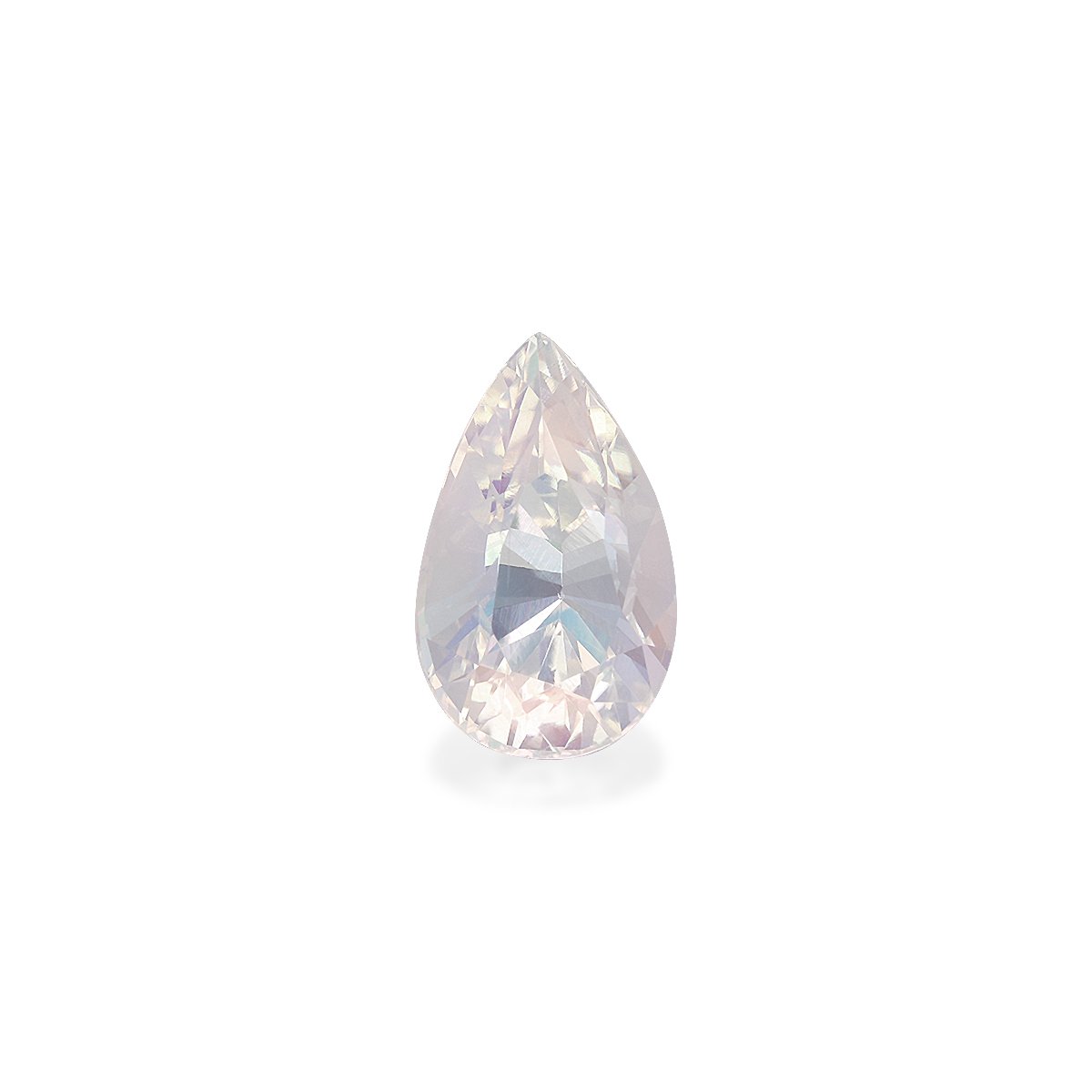 mixed colour rainbow moonstone, 3.45ct pear cut — main view