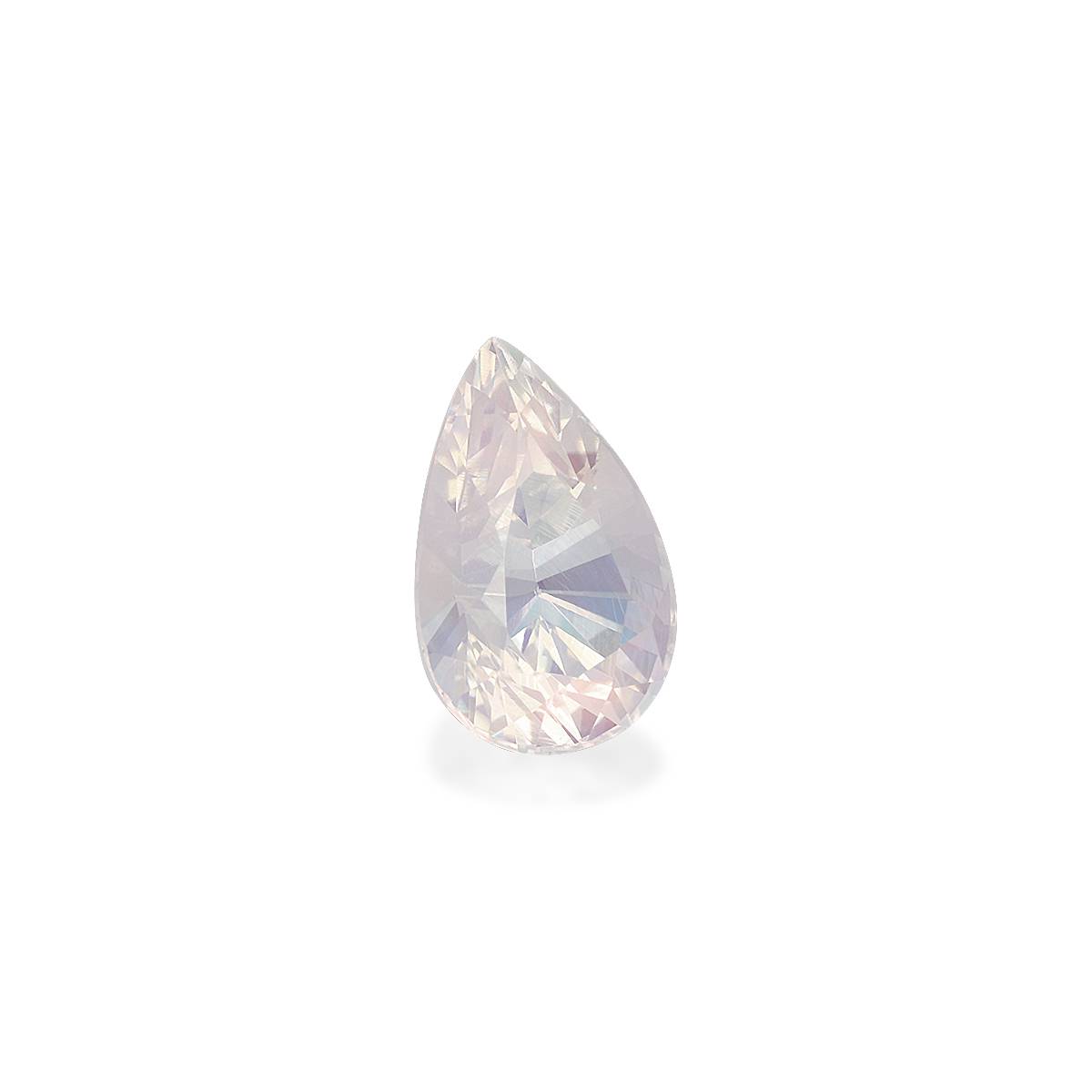mixed colour rainbow moonstone, 3.45ct pear cut — view 3