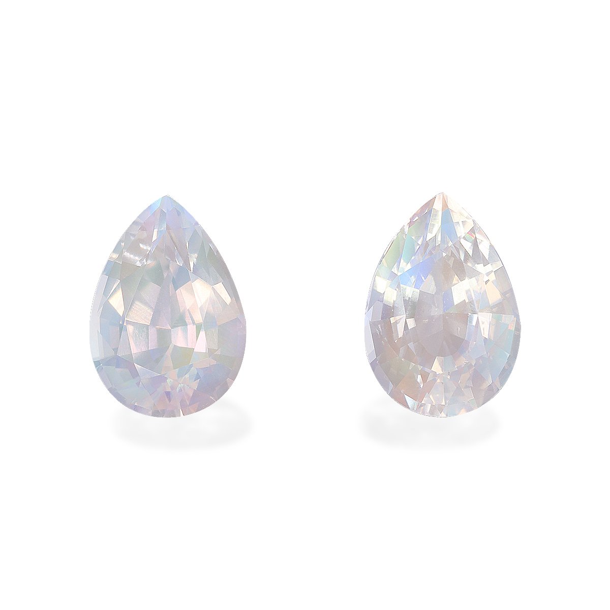 mixed colour rainbow moonstone, 5.55ct pear cut — main view
