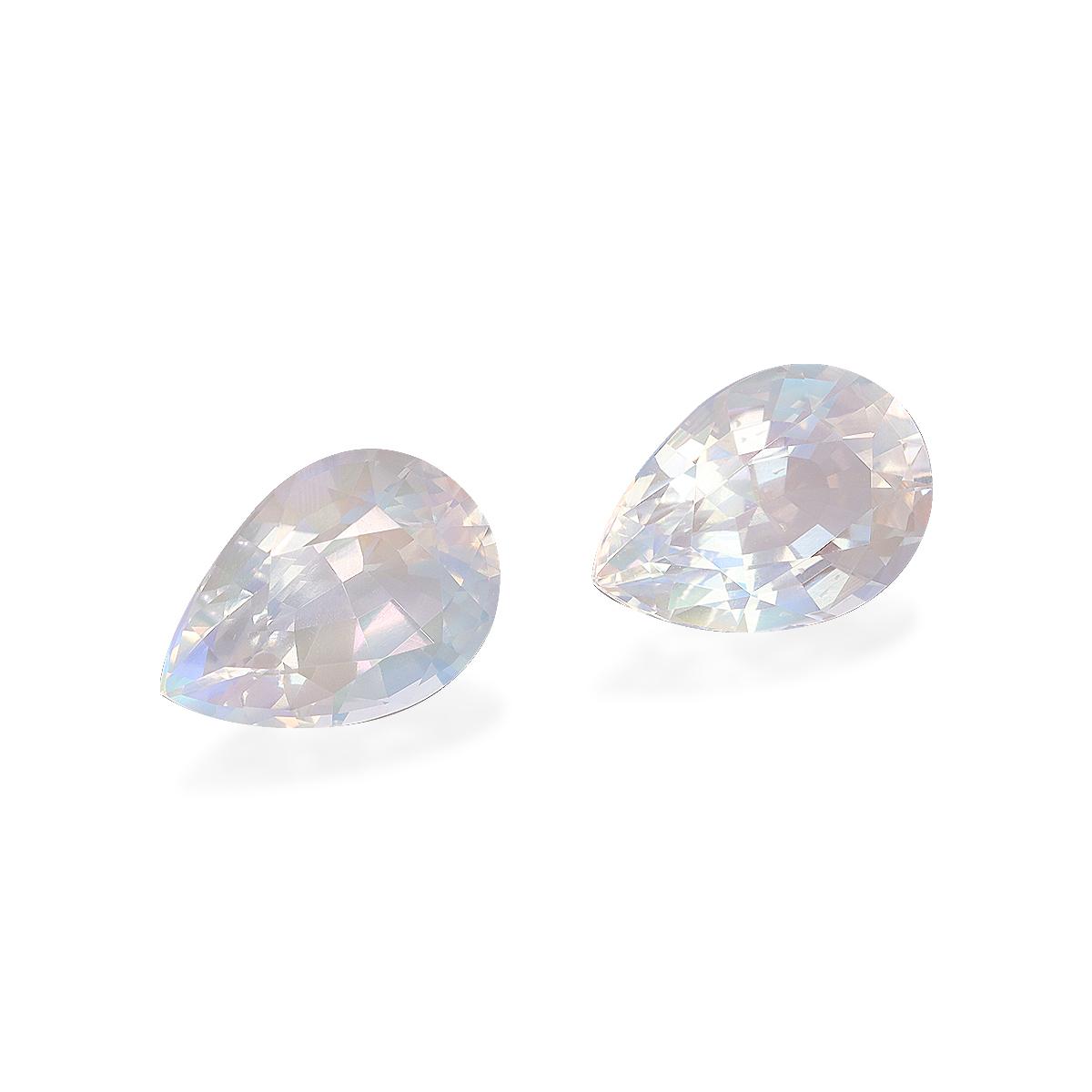 mixed colour rainbow moonstone, 5.55ct pear cut — view 3