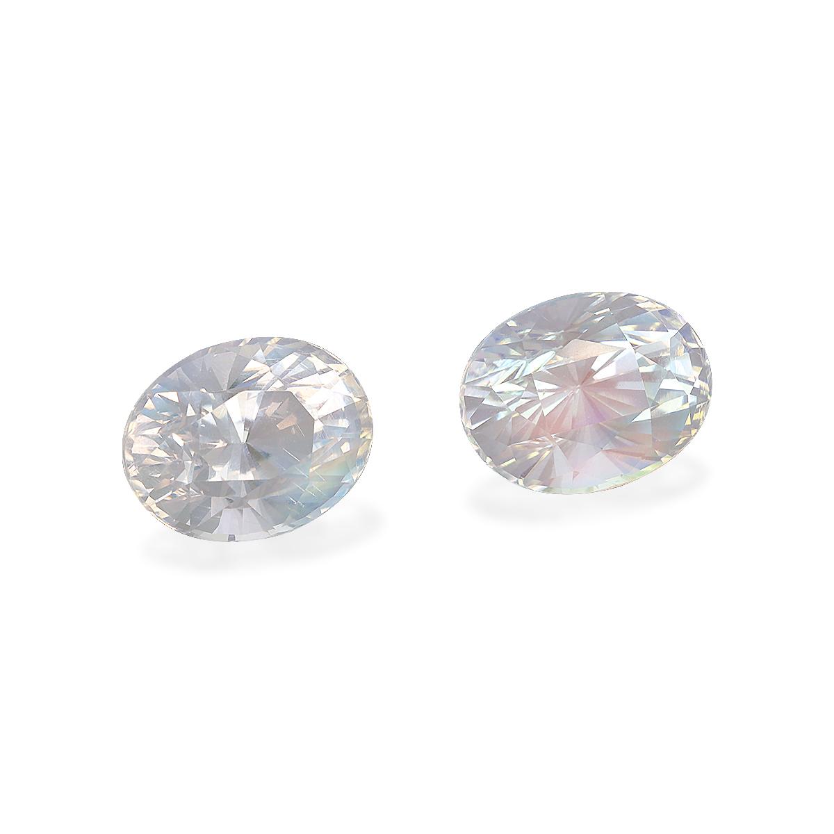 mixed colour rainbow moonstone, 7.18ct oval cut — view 3